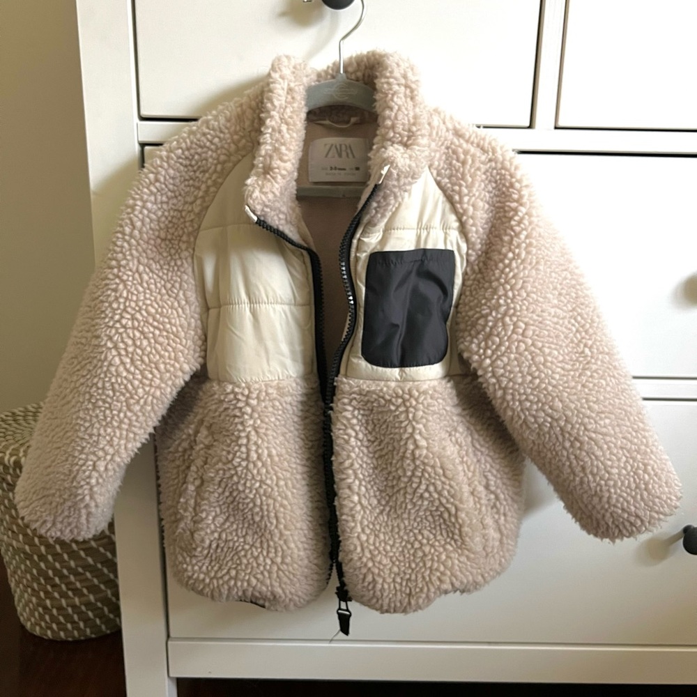 Toddler Zara Sherpa Fleece Jacket 2-3 years